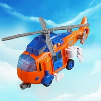 SPOORYYO Helicopter Toy with Lighting and Sound Effects Puzzle Inertia Airplane Toy