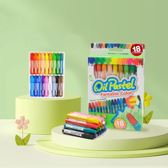 SPOORYYO Hexagon Oil Pastels Set for Smooth Blending and Creative Expression