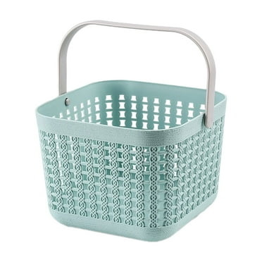 SPOORYYO Hollow Hand Basket Multifunctional Plastic Storage for Home and Bathroom