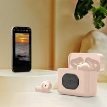 SPOORYYO In Ear Surround Sound Bluetooth Headphones, Low Latency Noise Cancelling Fast Charging Wireless Earphones with Remote Control Function