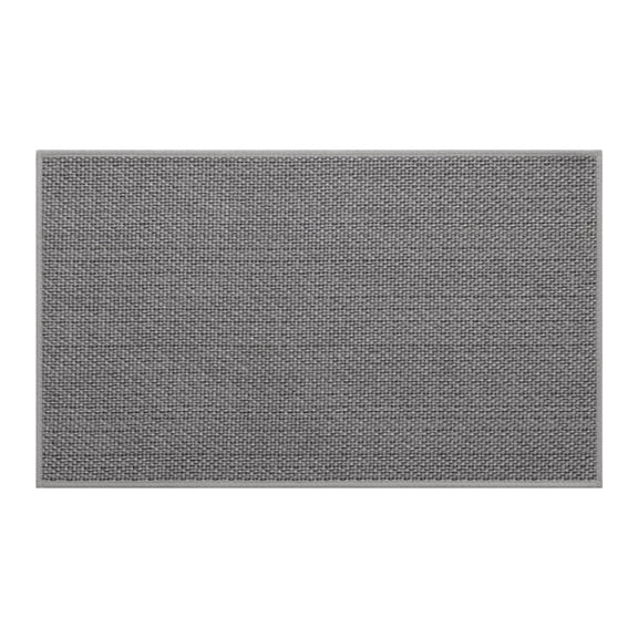 SPOORYYO Indoor Entryway Door Mat, Non-Slip Rubber Backing, Machine Washable, Dirt Trapper Rug for Hallway and Garden, Available in Gray, Dark Gray, Beige, 60x40cm