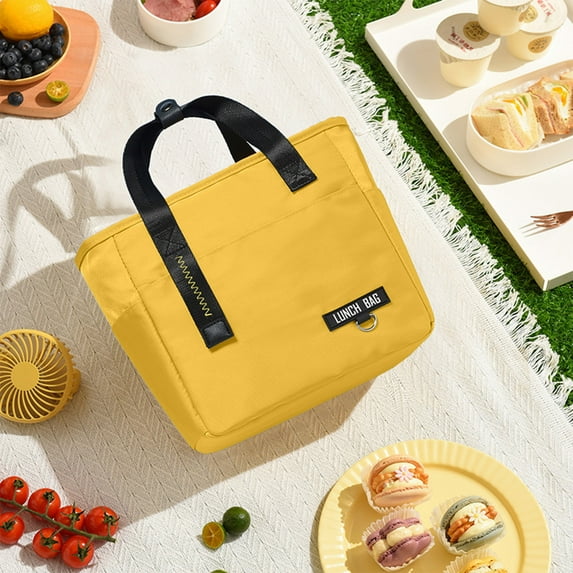 SPOORYYO Insulated Lunch Bag For Women Compact Cooler Tote Bag for Keeping Meals Fresh on the Go