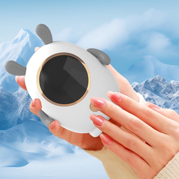 SPOORYYO Intelligent Digital Hand Warmer with Adjustable Three-Temperature Control and Portable 1200mAh Power Bank