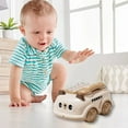 thumbnail image 1 of SPOORYYO Interactive Early Education Toy Car for Toddlers - Music, Storytelling, Lights, Buttons - Encourages Walking and Motor Skills - Brown, 1 of 6