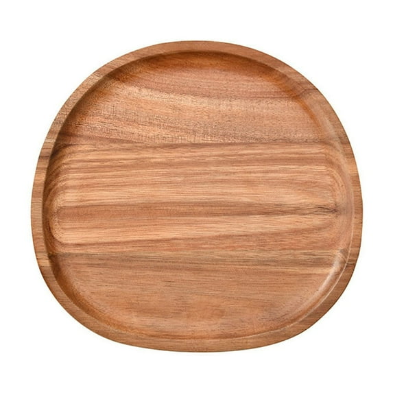 SPOORYYO Japanese-Style Wooden Multifunctional Tray - Elegant for Fruit, Snacks, and Tea Cup Display - Durable and Versatile Plate for Home and Restaurant Use