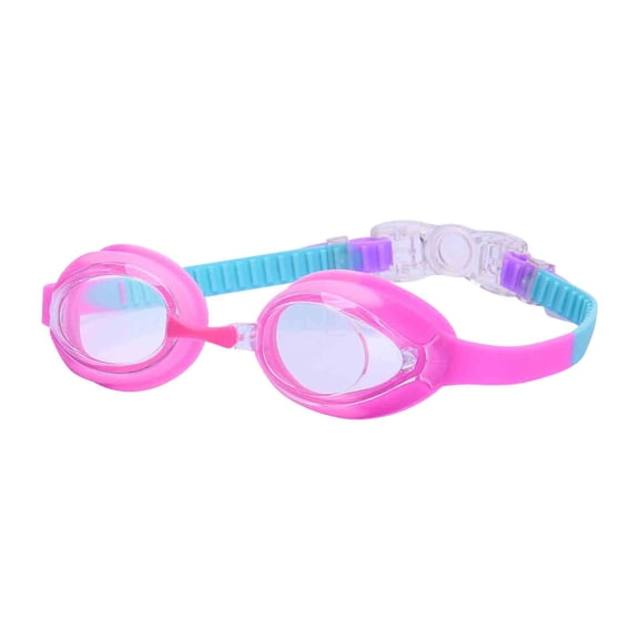 SPOORYYO Kid's Swim Goggles - Leak Proof, Comfortable Eyewear for Boys & Girls - Fun Colors & Adjustable Straps for Swimming Lessons & Beach Fun