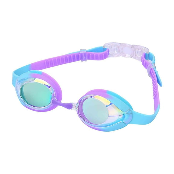 SPOORYYO Kids Swim Goggles - Leakproof Design for Comfortable Underwater Vision - Adjustable Strap, Fun Colors, Perfect for Boys & Girls Swimming Lessons & Beach Fun