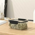 thumbnail image 1 of SPOORYYO Large Airtight Rice Container Food Storage Containers Miscellaneous Grains Barley Noodle Storage Jar Nut Candy Dry Storage Jar Transparent Buckle Dry Storage Jar, 1 of 3