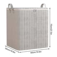 thumbnail image 1 of SPOORYYO Large-Capacity Clothes Quilt Storage Box Convenient Handling, Fresh Odorless, Foldable for Easy Organization and Travel, 1 of 2