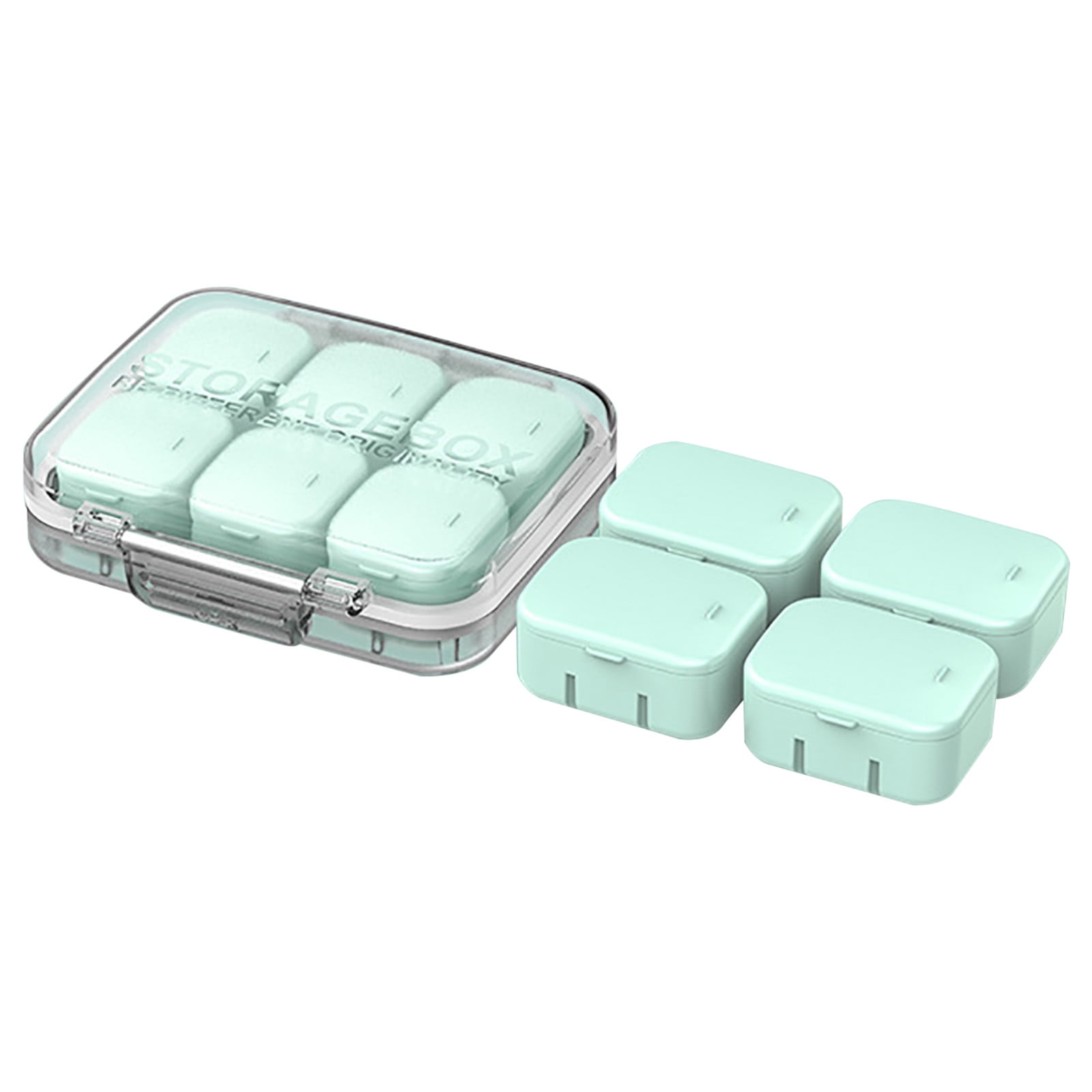 SPOORYYO Large Capacity Mini Box with Modular Compartments for Travel ...