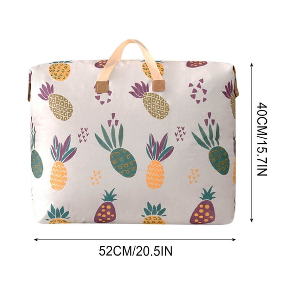 SPOORYYO Largecapacity Storage Bag With Handle Easily Store Blankets with a Foldable Storage Bucket
