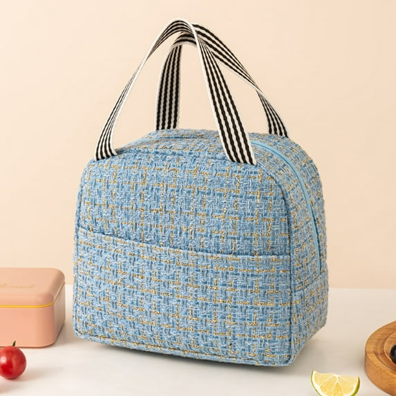 SPOORYYO Lunch Bag for Women Men,Portable Lunch Box Bag For Students Office Workers Daily Meals Portable Lunch Bag