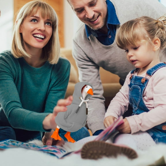 SPOORYYO Magnetic Goose Costume Set (Statue Not Included), Mini Porch Goose Outfit with Key Clothes, Tabletop Decor for Desk and Home