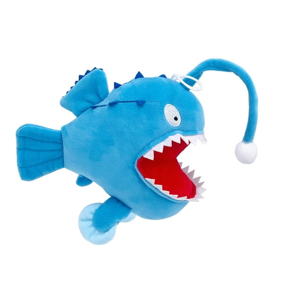 SPOORYYO Manta Ray & Lantern Fish Plush Toys - Soft Stuffed Sea Creature Dolls for Kids, Realistic Ocean Animal Plushies for Imaginative Play & Marine Education