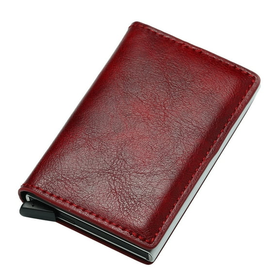SPOORYYO Mens Smart Wallet,Smart Wallet Automatically Eject Card Package Metal Card Package