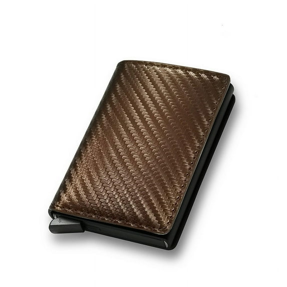 SPOORYYO Mens Smart Wallet,Smart Wallet Automatically Eject Card Package Metal Card Package