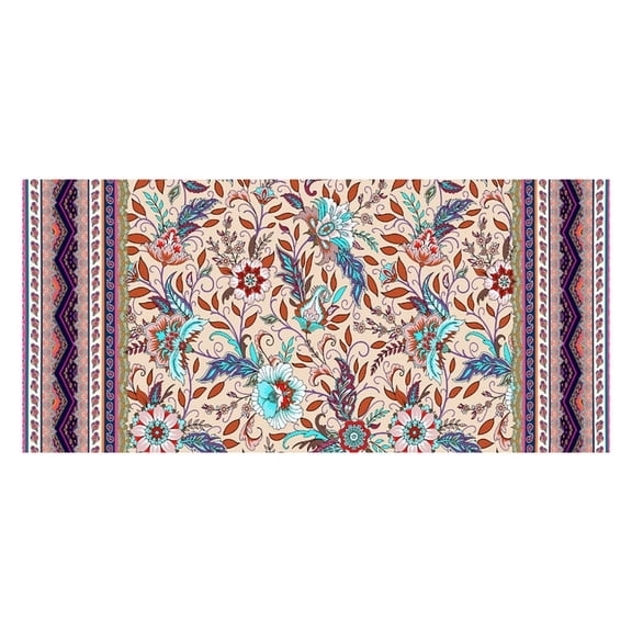 SPOORYYO Microfiber Beach Towel Super Lightweight and Vibrant Bath Towel, Sandproof Beach Blanket for Travel and Pool, 30x60 Inch