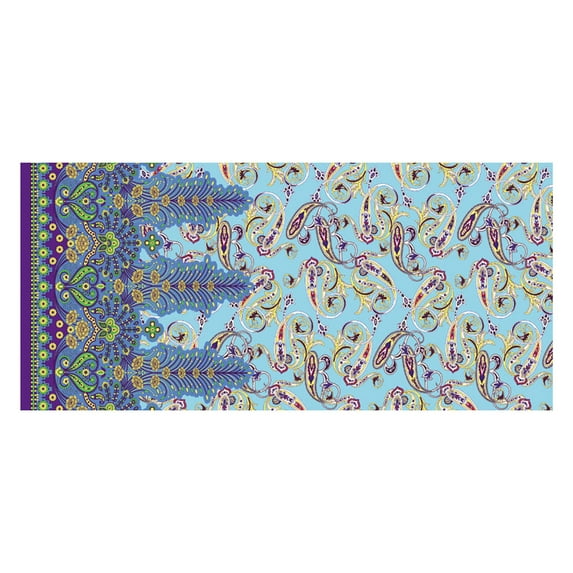 SPOORYYO Microfiber Beach Towel Super Lightweight and Vibrant Bath Towel, Sandproof Beach Blanket for Travel and Pool, 30x60 Inch