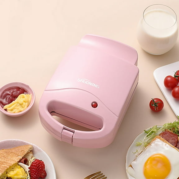 SPOORYYO Multifunctional Home Cake and Bread Machine with PC and Stainless Steel, Dual Baking Sheets for Efficient Breakfast Prep