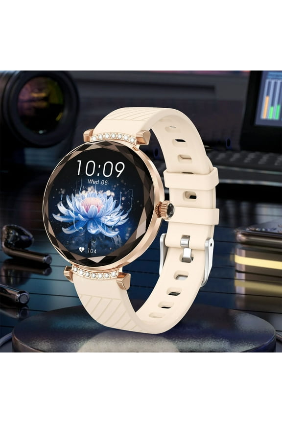 NX7 Pro Smartwatch for Women, Bluetooth Call, HD Screen, Customizable Dial, Step Tracker, Sports Watch with IP68 Waterproof, Magnetic Charge, Fitcloudpro App Compatible