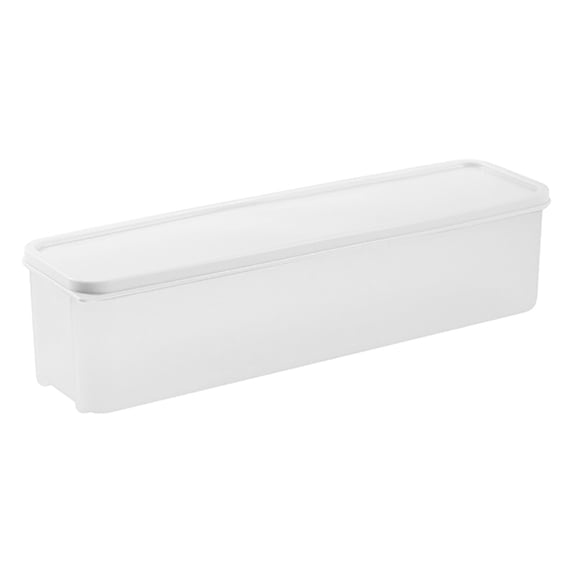 SPOORYYO Noodle Storage Box Rectangular Plastic Container Ensuring Food Freshness in the Refrigerator and Organizing Kitchen Essentials