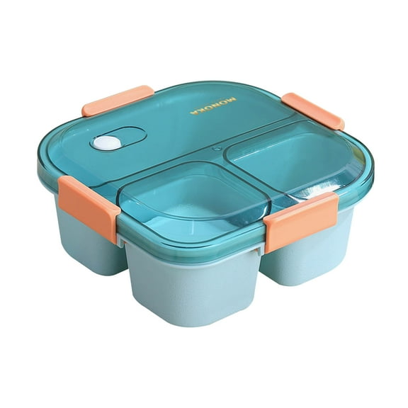 SPOORYYO Office Worker's Lunch Box - Microwave Safe Bento Box with Sectioned Design, Leakproof Fresh-keeping Food Container, 1100ml Capacity, Easy to Clean & Store