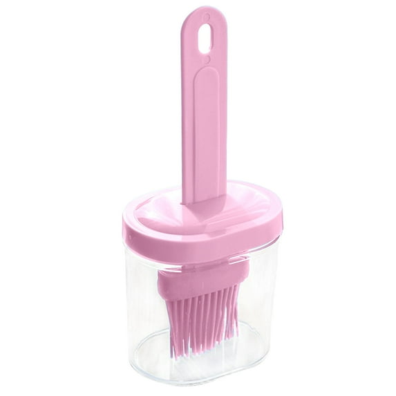 SPOORYYO Oil Dispensing Bottles With Brush,Glass Olive Oil Dispenser,One Oil Brush BottleOil Brush With Bottle