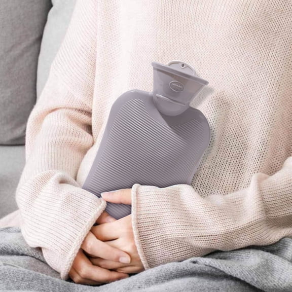 SPOORYYO PVC Hot Water Bottle 500ML, Reusable Cold/Hot Pack for Pain Relief and Injury Treatment, Safe and Odorless for Kids and Pregnant Women