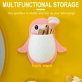 thumbnail image 1 of SPOORYYO Penguin Storage Rack for Makeup Organize Dormitory and Bathroom Essentials with Wall Mounted Storage Rack, 1 of 4