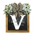 thumbnail image 1 of SPOORYYO Personalized Last Name Wreath, Year Round Decorative Hanging Plaque for Front Door, Wall and Entryway Decor for All Seasons, 1 of 1