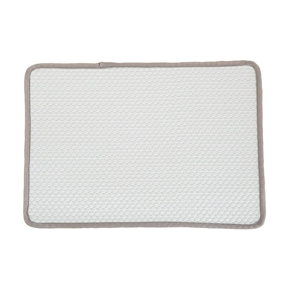SPOORYYO Pet Comfort Cooling Mat - Ice Silk Dog & Cat Pad, Washable, for Beds, Sofas, Cars, Floors - Safe & Non-Irritant, Breathable Design