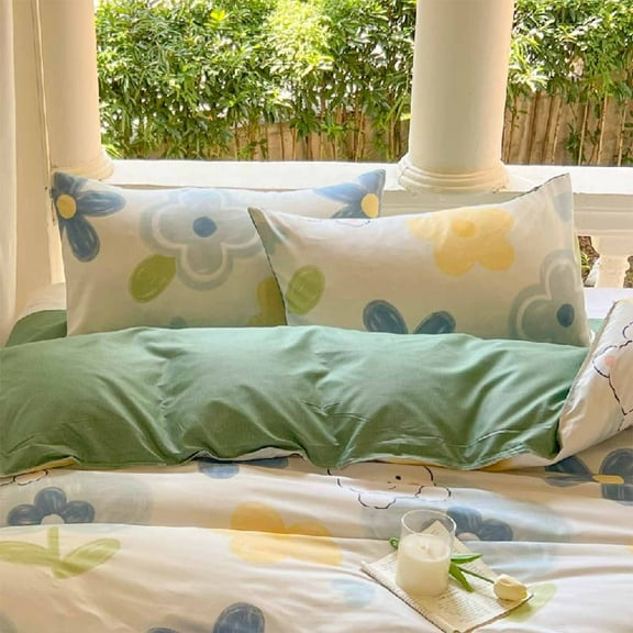 SPOORYYO Pillowcase Student Dormitory Bedding Set for Home Use, Soft and Breathable Pillow Cover