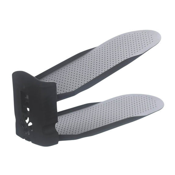 SPOORYYO Plain Color Double Layer Shoe Bracket Household Shoe Storage Rack for Efficient and Organized Shoe Storage in Any Room