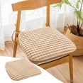 thumbnail image 1 of SPOORYYO Plush Seat Cushion 16 Inch for Home Living Room - Soft Chair Cushion for Dining, Stool, Tatami - Memory Foam Fill, Quick Recovery, Versatile Décor Colors, 1 of 8
