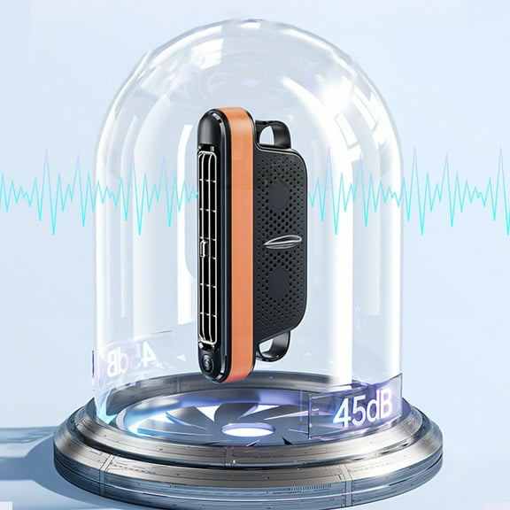 SPOORYYO Portable Car Fan For Backseat USB Powered Car Seat Fan Cooling Air Fan For Car Vehicle Fan For Back Seat Car Back Seat Cooling Fan Car USB Fan For Rear Seat