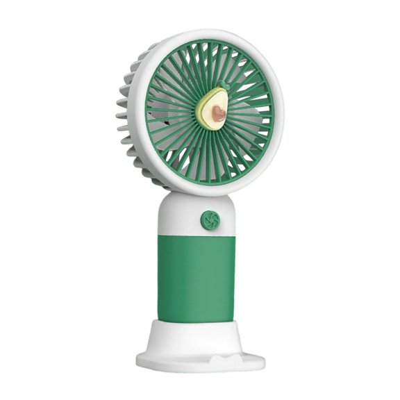 SPOORYYO Portable Handheld Fan with Phone Stand USB Rechargeable Mini Fan for Desktop Use
