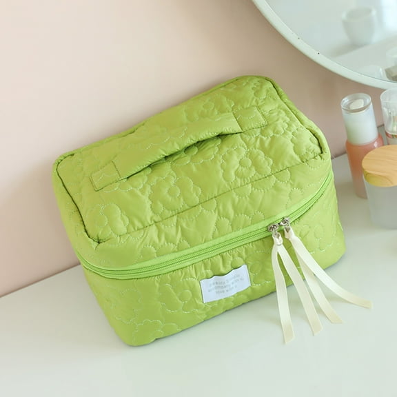 SPOORYYO Portable Makeup Bag Exquisite High-end Travel Storage Box Travel in Luxury with a Portable Makeup Bag boasting Large Storage Capacity and Exquisite Design