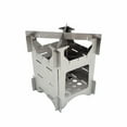 thumbnail image 1 of SPOORYYO Portable Stainless Steel Folding Firewood Stove for Outdoor Camping and Hiking - Lightweight, Compact, and High Thermal Efficiency, 1 of 8