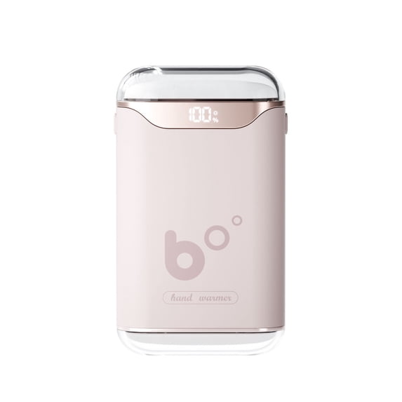 SPOORYYO Portable USB Rechargeable Hand Warmer, 360° Heating, RGB Light, Compact Camping Heater, Safe Fast Heat