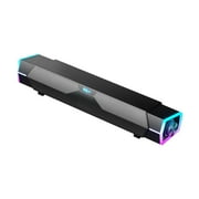 SPOORYYO RGB Surround Sound Bluetooth Speaker with Soundbar, Dual Speakers, Subwoofer, and Cinema-Level Audio Experience