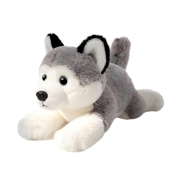 SPOORYYO Realistic Dog Plushie Toy Lifelike Crouching Down Puppy Stuffed Super Soft Simulation Pet for Adults Cuddly Home Decor Gift