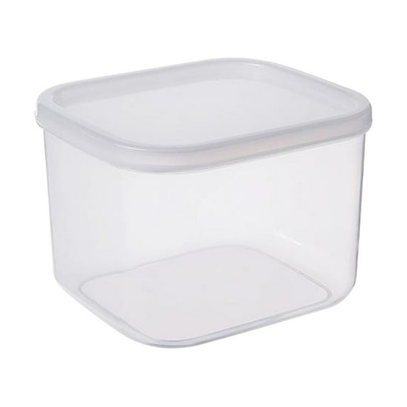 SPOORYYO Refrigerator Storage Box Large Transparent Jar for Fresh Kitchen Storage, Ideal for Sorting Fruits and Vegetables