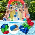 thumbnail image 1 of SPOORYYO Reusable Water Soaker Balls for Outdoor Water Fun Perfect for Pool Beach Water Fights, 1 of 9