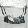 thumbnail image 1 of SPOORYYO Reversible Pet Hanging Hammock with Straps & Metal Hooks, Double-Sided Breathable Cage Bed for Cats Small Dogs Rabbits, 1 of 6