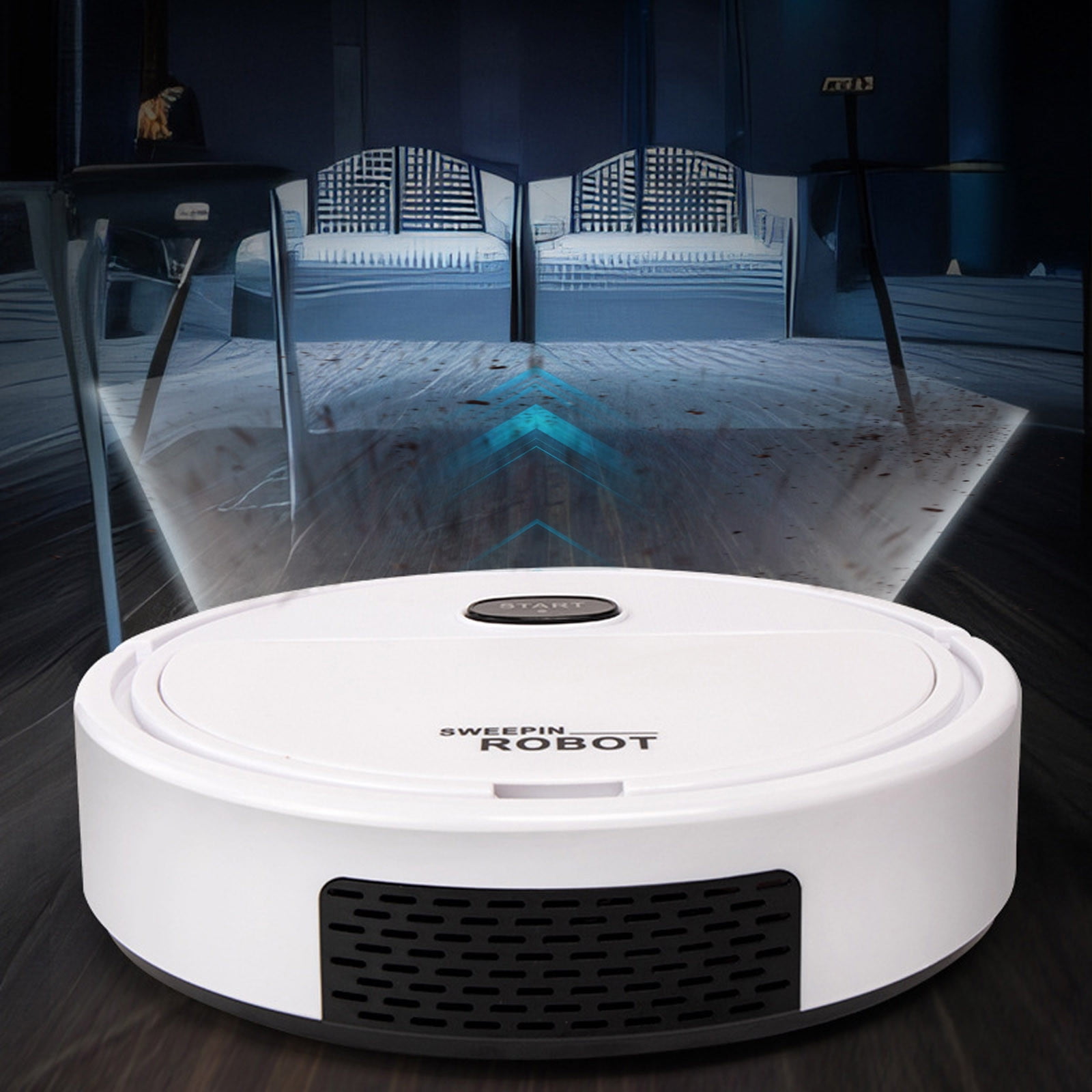 SPOORYYO Robot Vacuum Kids Holiday Gifts Smart Robot Toy Vacuum Cleaner Auto Floor Cleaning Toy Play With Children And Pet