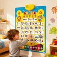 thumbnail image 1 of SPOORYYO Russian Piano Alphabet Learning Wall Chart with Interactive Audio Features for Early Education, 1 of 6