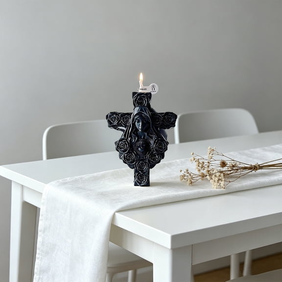 SPOORYYO Scented Candle Easter Religious Decorative Candle for Home Party