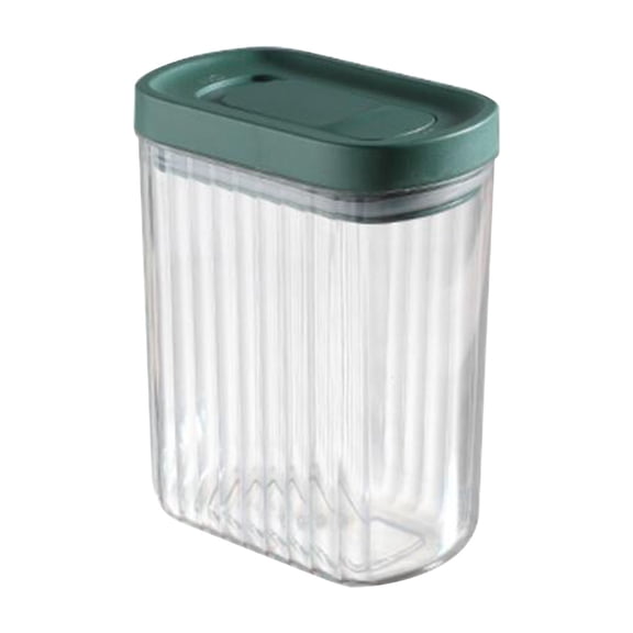 SPOORYYO Sealed Tank Plastic Kitchen Food Storage for Cereals, Snacks, and Dry Goods with Easy-Open Vent Plug and Space-Saving Stackable Design