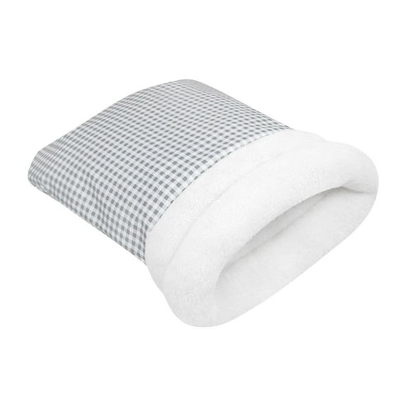 SPOORYYO Semi Enclosed Pet Sleeping Bag Warm Winter Pet House Cozy Deep Sleep Kennel for Dogs