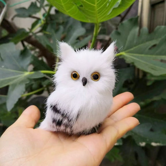 SPOORYYO Simulated Owl Toy Christmas Tree Pendant Model Doll Prop for Festive Decor